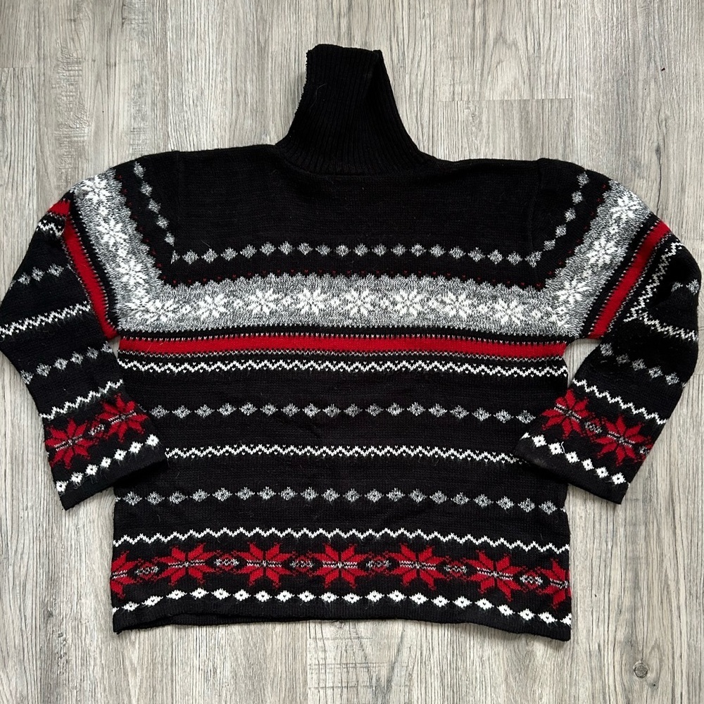 Vintage Private Eyes Women's Nordic Sweater Sz 3X